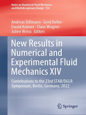 cover image of New Results in Numerical and Experimental Fluid Mechanics XIV